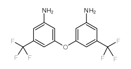 3,3'-oxybis[5-(trifluoromethyl)benzenamine] structure