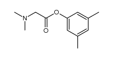 3,5-dimethylphenyl (N,N-dimethylamino)acetate Structure