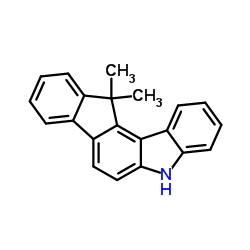 5,12-Dihydro-12,12-dimethylindeno[1,2-c]carbazole Structure