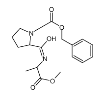 N-benzyloxycarbonyl-prolyl-alanine methyl ester Structure