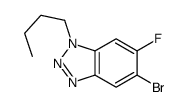 5-bromo-1-butyl-6-fluorobenzotriazole结构式