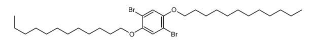 1,4-dibromo-2,5-didodecoxybenzene Structure