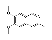 6,7-dimethoxy-1,3-dimethylisoquinoline Structure