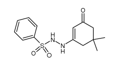 N'-(5,5-Dimethyl-3-oxo-1-cyclohexenyl)-benzolsulfonohydrazid结构式