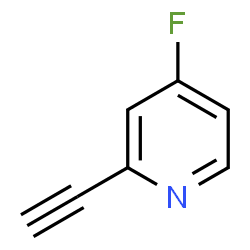 2-Ethynyl-4-fluoropyridine structure