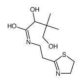 2-[2-(2,4-Dihydroxy-3,3-dimethylbutyrylamino)ethyl]-2-thiazoline structure