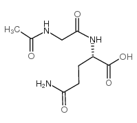 L-Glutamine,N2-(N-acetylglycyl)- (9CI)结构式