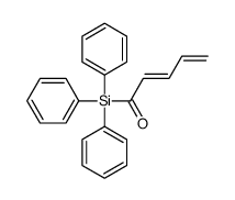 1-triphenylsilylpenta-2,4-dien-1-one Structure