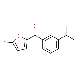 5-METHYL-2-FURYL-(3-ISOPROPYLPHENYL)METHANOL Structure