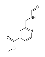 methyl 2-(formamidomethyl)pyridine-4-carboxylate结构式