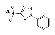 2-phenyl-5-(trichloromethyl)-1,3,4-oxadiazole Structure