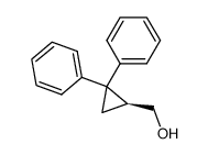 (-)-2,2-diphenylcyclopropylmethanol结构式