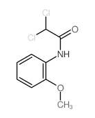 Acetamide,2,2-dichloro-N-(2-methoxyphenyl)-结构式