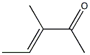 (E)-3-methylpent-3-en-2-one结构式