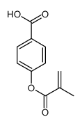 p-Methacryloyloxybenzoic acid structure