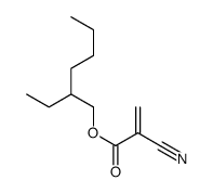 2-ethylhexyl 2-cyanoprop-2-enoate结构式