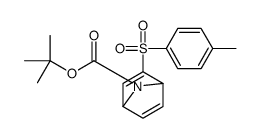 2-[(4-Methylphenyl)sulfonyl]-7-azabicyclo[2.2.1]hepta-2,5-diene-7-carboxylic acid tert-butyl ester Structure