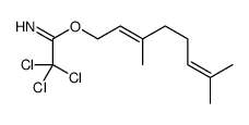 3,7-dimethylocta-2,6-dienyl 2,2,2-trichloroethanimidate结构式