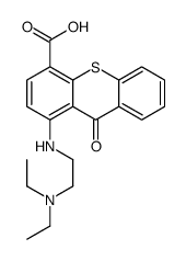 1-[2-(diethylamino)ethylamino]-9-oxothioxanthene-4-carboxylic acid结构式