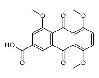 4,5,8-trimethoxy-9,10-dioxoanthracene-2-carboxylic acid Structure