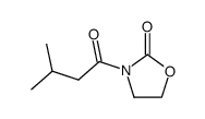 2-Oxazolidinone,3-(3-methyl-1-oxobutyl)- Structure