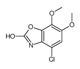 4-chloro-6,7-dimethoxy-3H-1,3-benzoxazol-2-one Structure