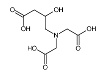4-[bis(carboxymethyl)amino]-3-hydroxybutanoic acid Structure