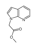 Pyrrolo[2,3-b]pyridin-1-yl-acetic acid Methyl ester结构式