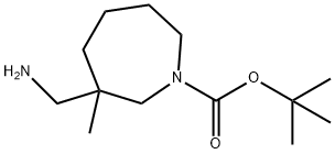 Tert-Butyl 3-(Aminomethyl)-3-Methylazepane-1-Carboxylate structure