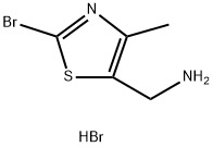 (2-bromo-4-methylthiazol-5-yl)methanamine hydrobromide Structure