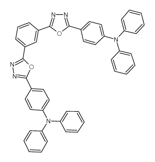 1,3-bis(5-(4-diphenylamino)phenyl-1,3,4-oxadiazol-2-yl)benzene Structure
