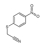 2-(4-nitrophenyl)sulfanylacetonitrile Structure