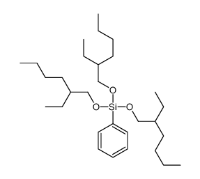 tris(2-ethylhexoxy)-phenylsilane Structure