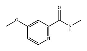 2-Pyridinecarboxamide, 4-methoxy-N-methyl- Structure