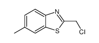 Benzothiazole, 2-(chloromethyl)-6-methyl- (9CI)结构式
