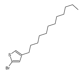 2-bromo-4-dodecylthiophene Structure