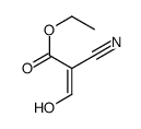 ethyl 2-cyano-3-hydroxyprop-2-enoate Structure