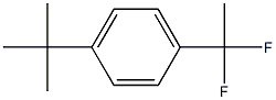 1-(1,1-difluoroethyl)-4-(1,1-dimethylethyl)- Benzene Structure