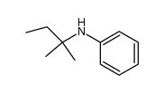 N-tert-pentyl-aniline Structure