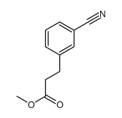 methyl 3-(3-cyanophenyl)propanoate Structure