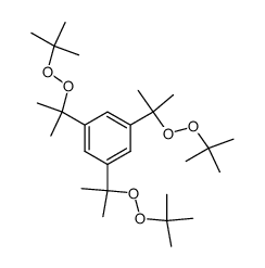[1,3,5-benzenetriyltris(1-methylethylidene)]tris(tert-butyl) peroxide结构式
