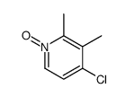 2,3-dimethyl-4-chloropyridine-N-Oxide Structure
