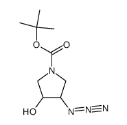 tert-butyl 3-azido-4-hydroxypyrrolidine-1-carboxylate picture