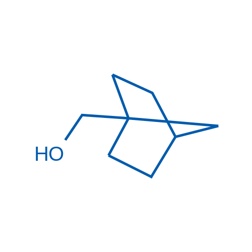 1-(Hydroxymethyl)bicyclo(2.2.1)heptane结构式