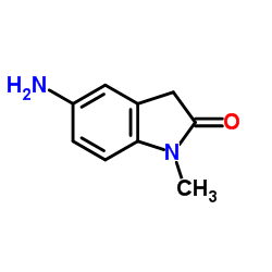 1-甲基-2-氧代-5-氨基吲哚啉结构式
