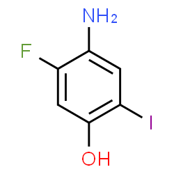 4-Amino-5-fluoro-2-iodophenol structure