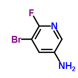 5-amino-3-bromo-2-fluoropyridine Structure