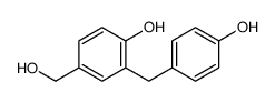 4-(hydroxymethyl)-2-[(4-hydroxyphenyl)methyl]phenol Structure