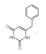 Pyridinium,1-[(1,2,3,6-tetrahydro-2,6-dioxo-4-pyrimidinyl)methyl]-, chloride (1:1) structure