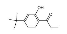 3-tert-Butyl-6-propionylphenol结构式